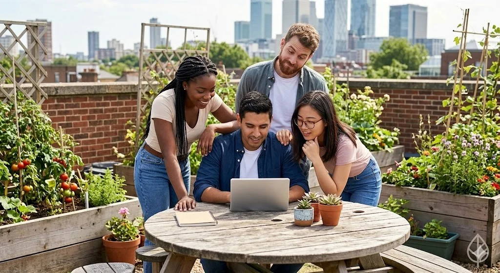 Close friends outside having a genuine moment after reflecting on their Friendship Test results