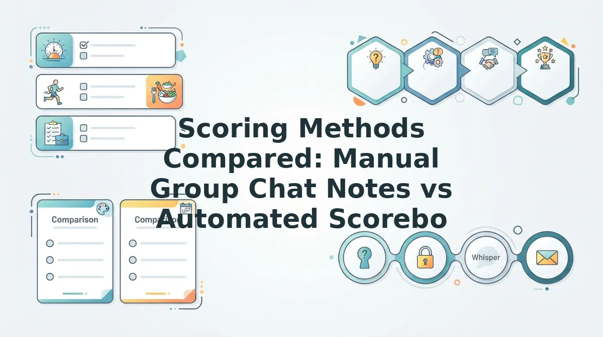 Scoring Methods Compared: Manual Group Chat Notes vs Automated Scoreboards