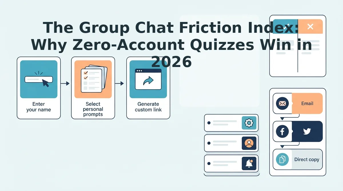 The Group Chat Friction Index: Why Zero-Account Quizzes Win in 2026