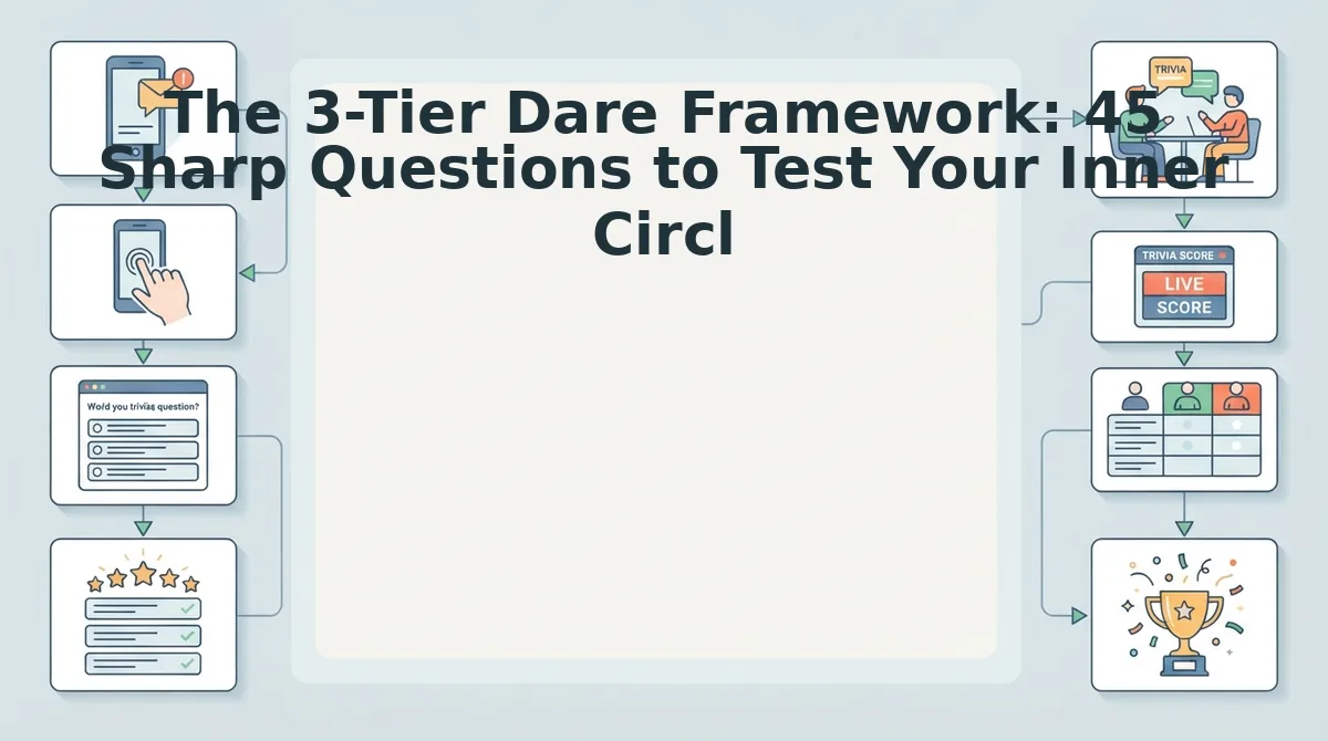 The 3-Tier Dare Framework: 45 Sharp Questions to Test Your Inner Circle
