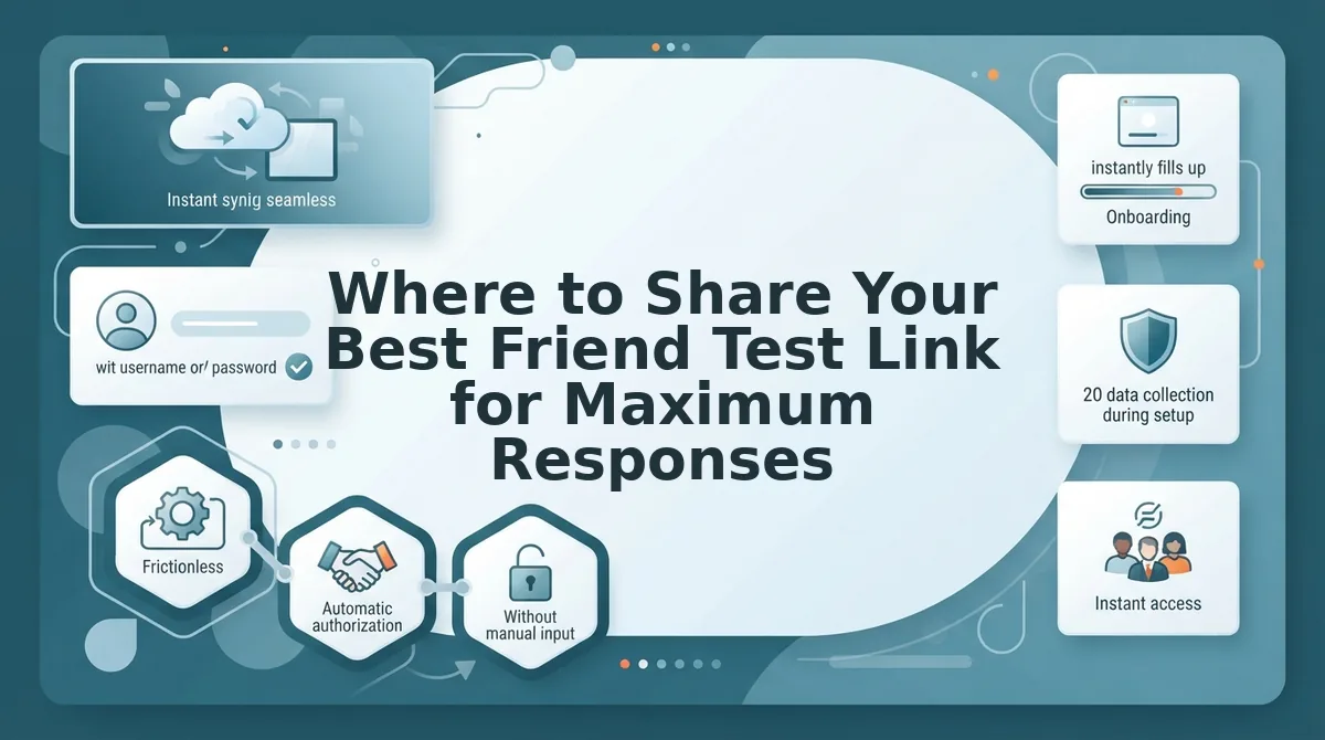 Where to Share Your Best Friend Test Link for Maximum Responses