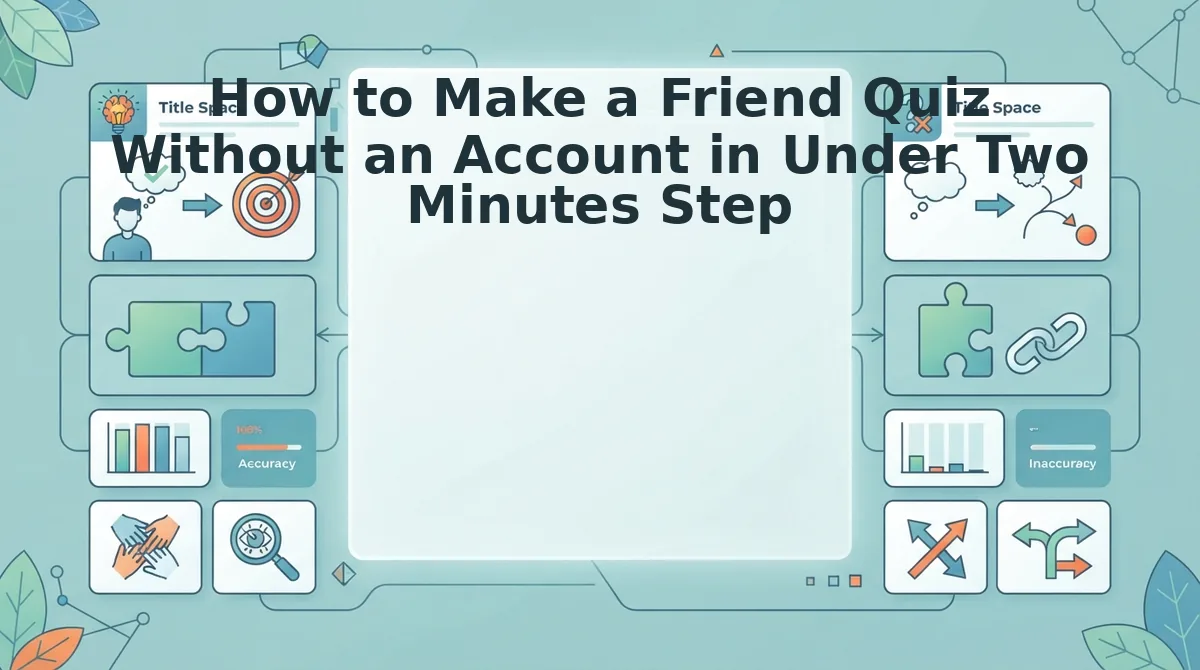 How to Make a Friend Quiz Without an Account in Under Two Minutes Step by Step