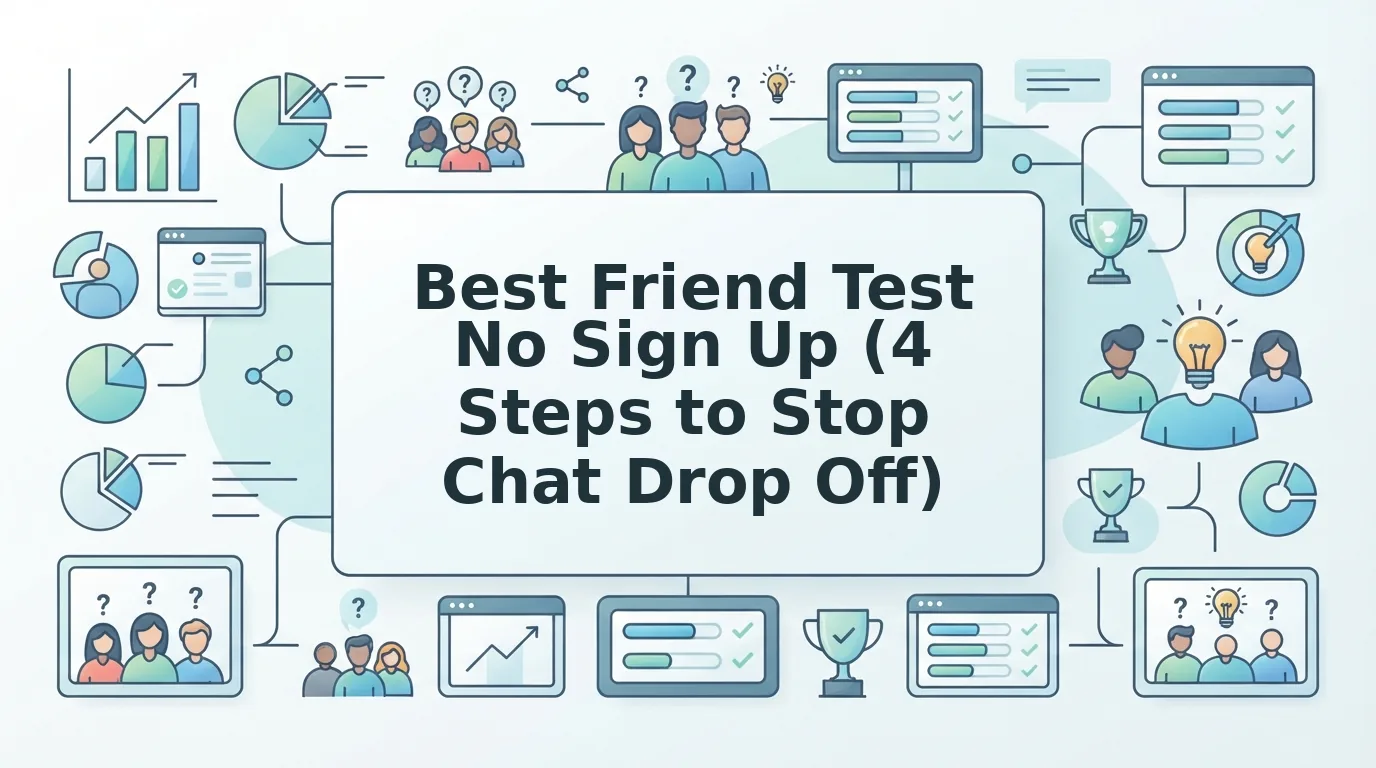 Best Friend Test No Sign Up Steps to Stop Chat Drop Off