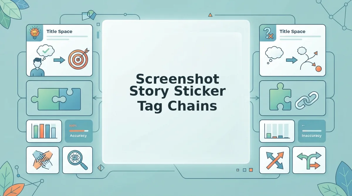 Screenshot Story Sticker Tag Chains