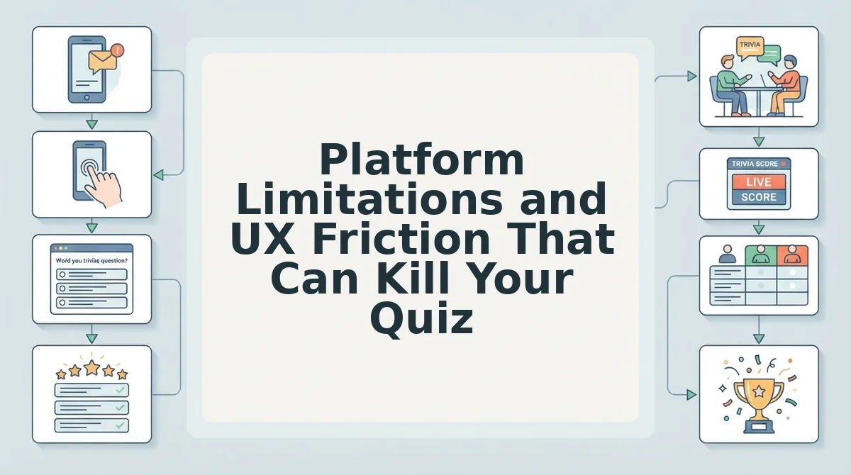 Platform Limitations and UX Friction That Can Kill Your Quiz