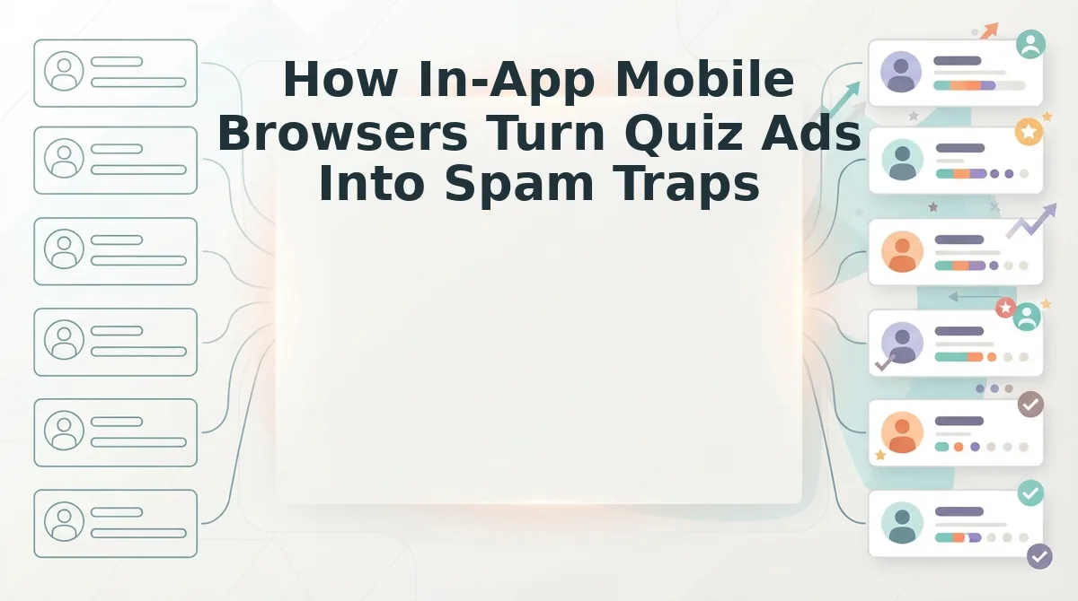 How In-App Mobile Browsers Turn Quiz Ads Into Spam Traps