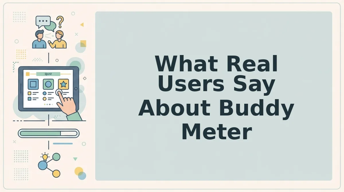 What Real Users Say About Buddy Meter