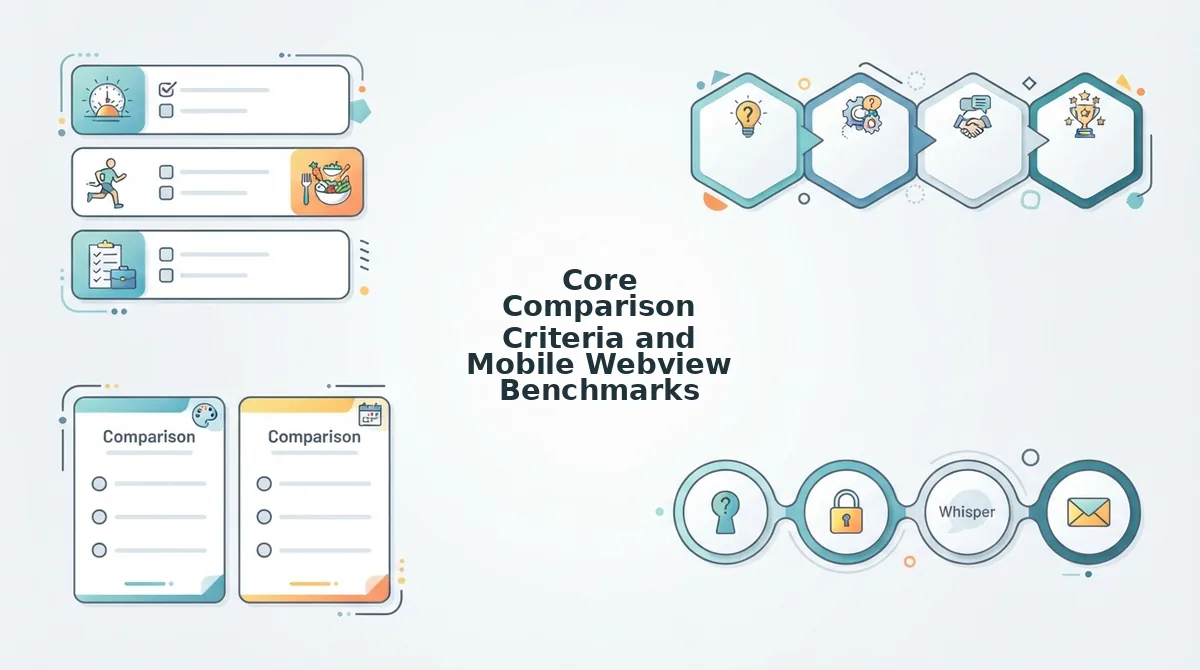 Core Comparison Criteria and Mobile Webview Benchmarks
