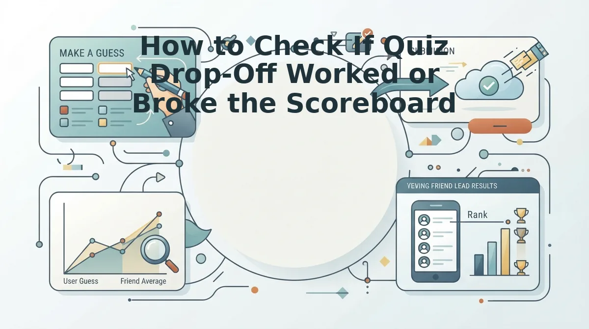 How to Check If Quiz Drop-Off Worked or Broke the Scoreboard