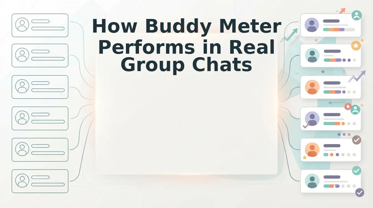 How Buddy Meter Performs in Real Group Chats
