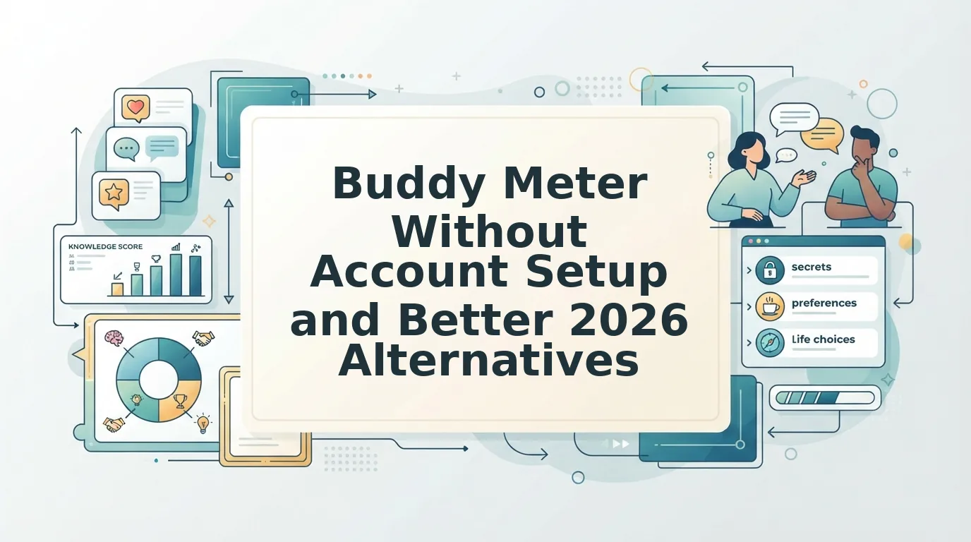Is There a Buddy Meter Without Account Setup Alternative