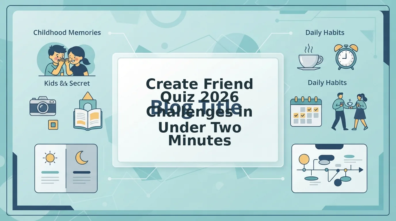 Create Friend Quiz 2026 Challenges in Under Two Minutes
