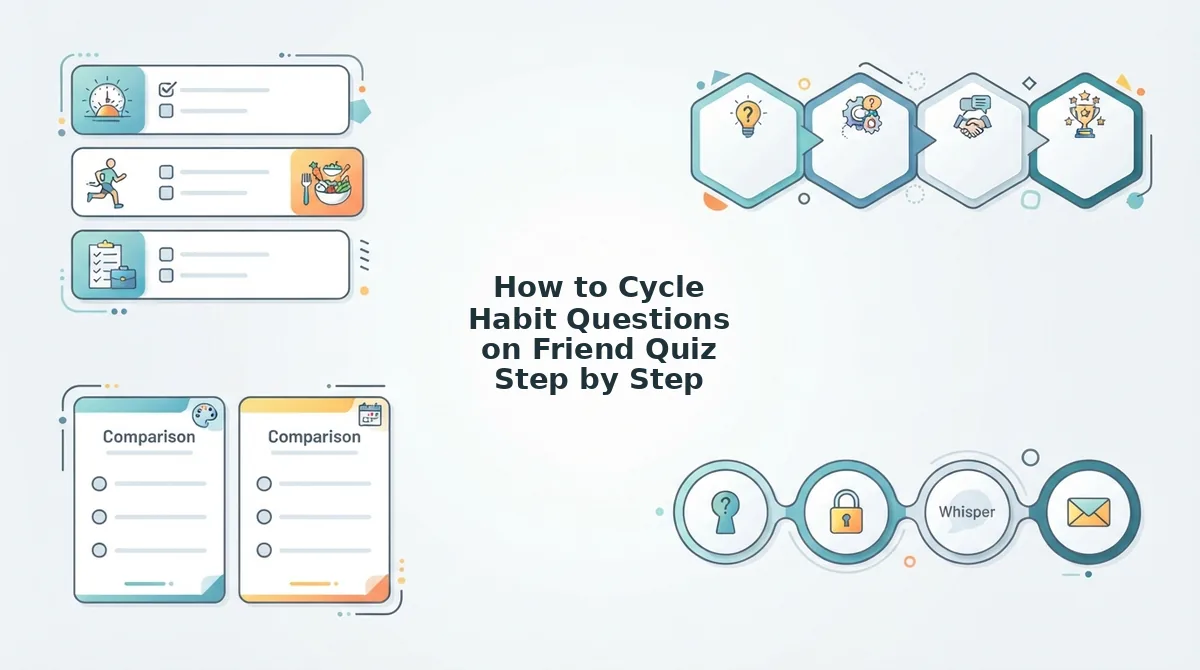 How to Cycle Habit Questions on Friend Quiz Step by Step