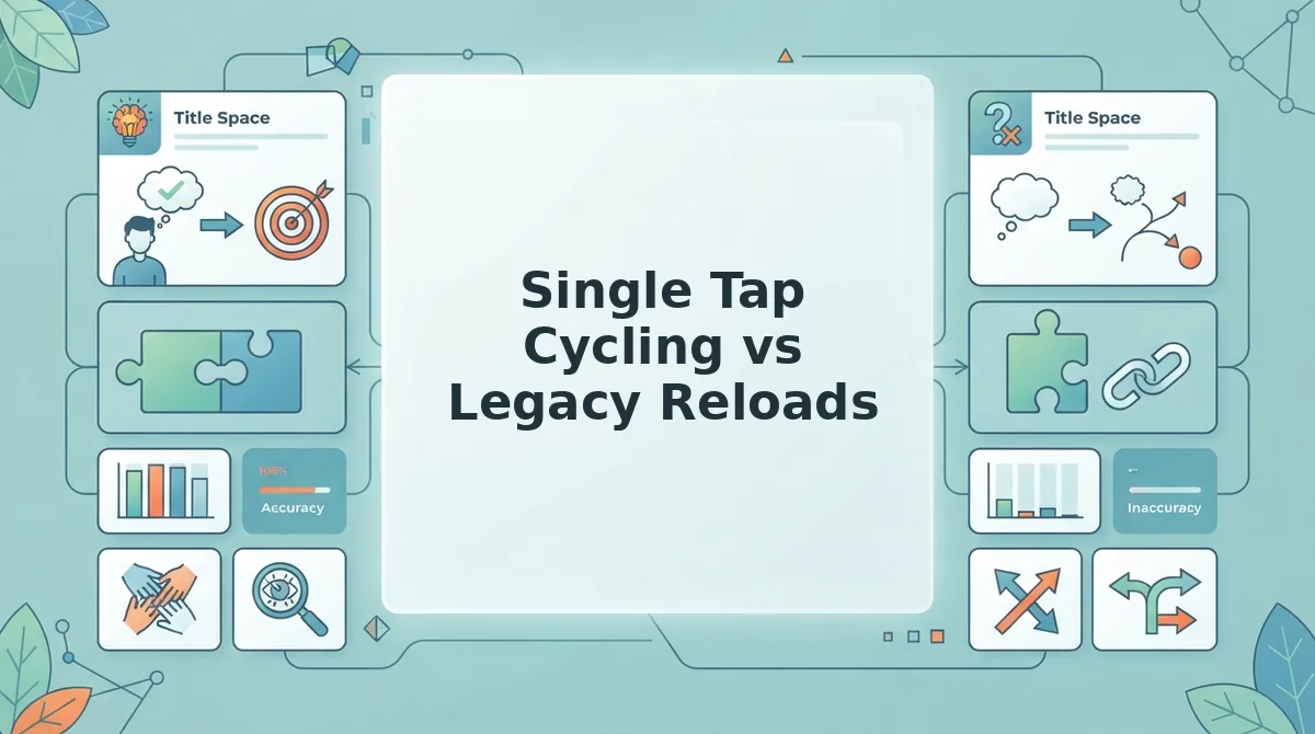 Single Tap Cycling vs Legacy Reloads