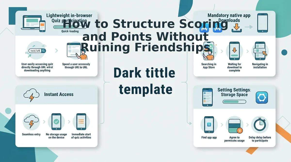 How to Structure Scoring and Points Without Ruining Friendships