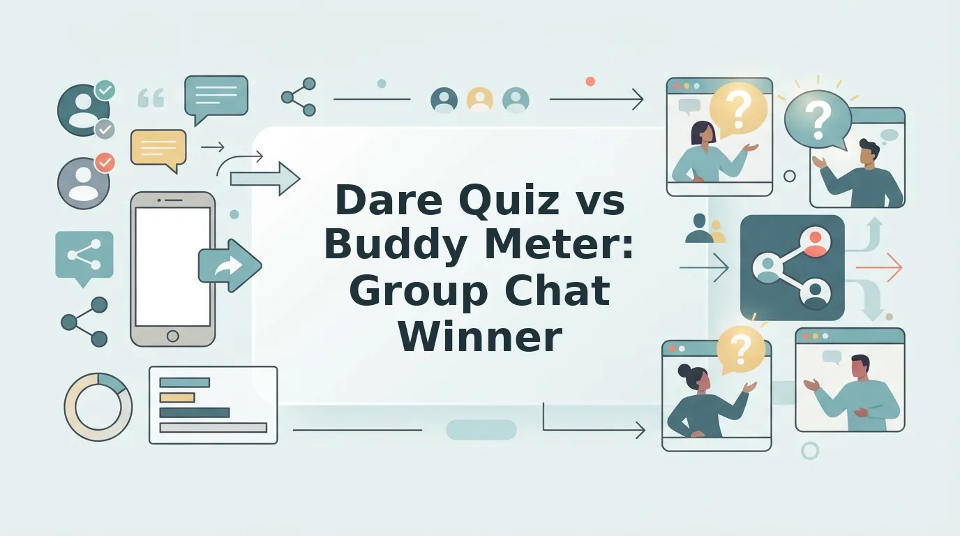Dare Quiz vs Buddy Meter for Group Chat Challenges