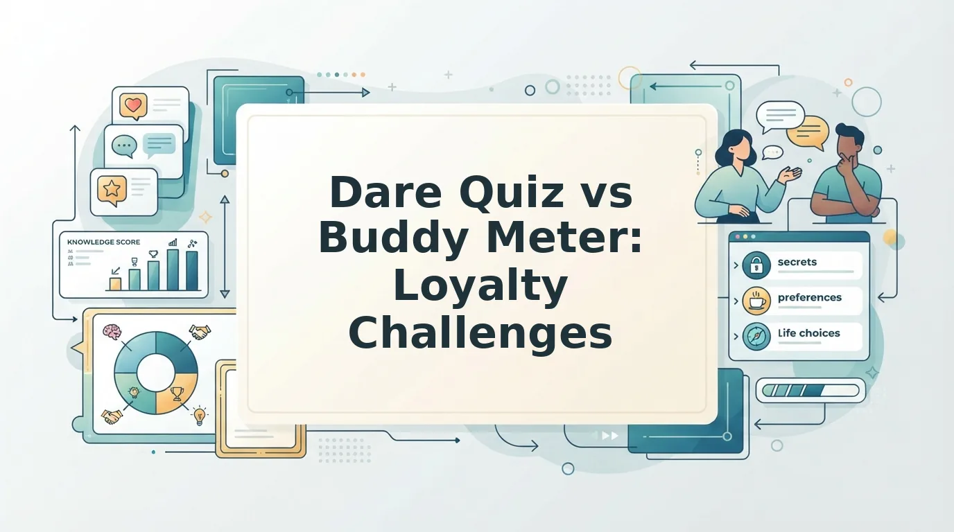 Dare Quiz vs Buddy Meter for Loyalty Challenges