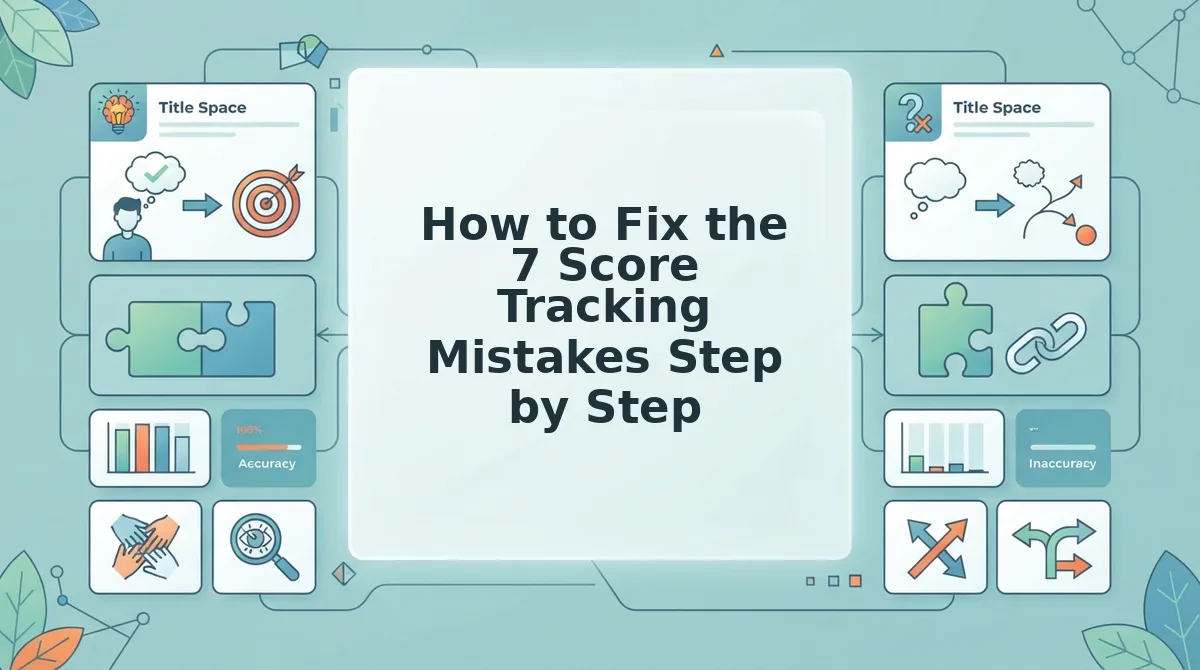 How to Fix the 7 Score Tracking Mistakes Step by Step