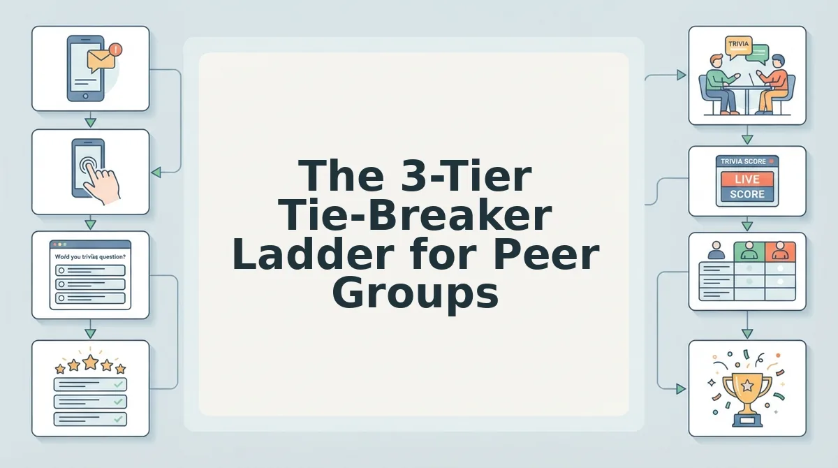 The 3-Tier Tie-Breaker Ladder for Peer Groups