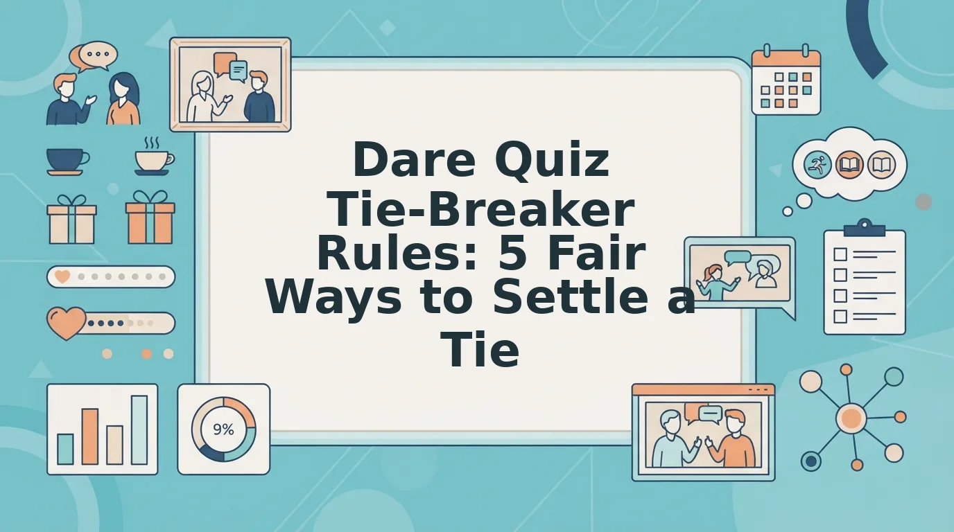 Dare Quiz Tie-Breaker Rules for Peer Group Rankings