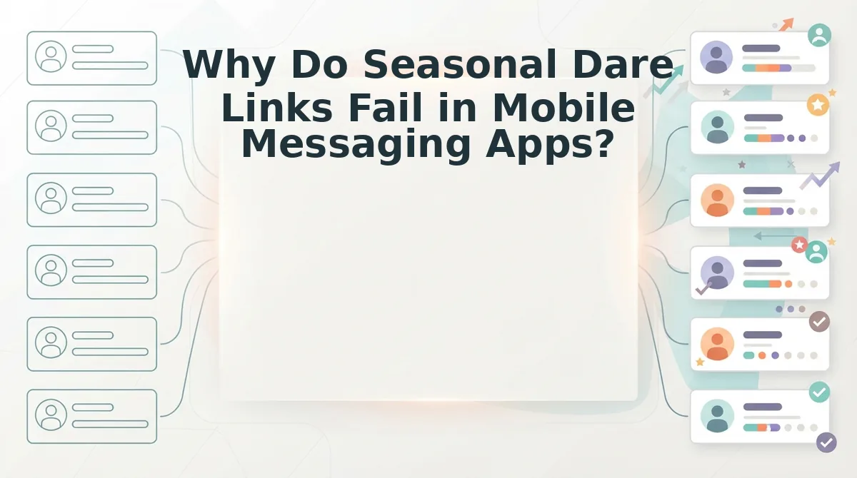 Why Do Seasonal Dare Links Fail in Mobile Messaging Apps?
