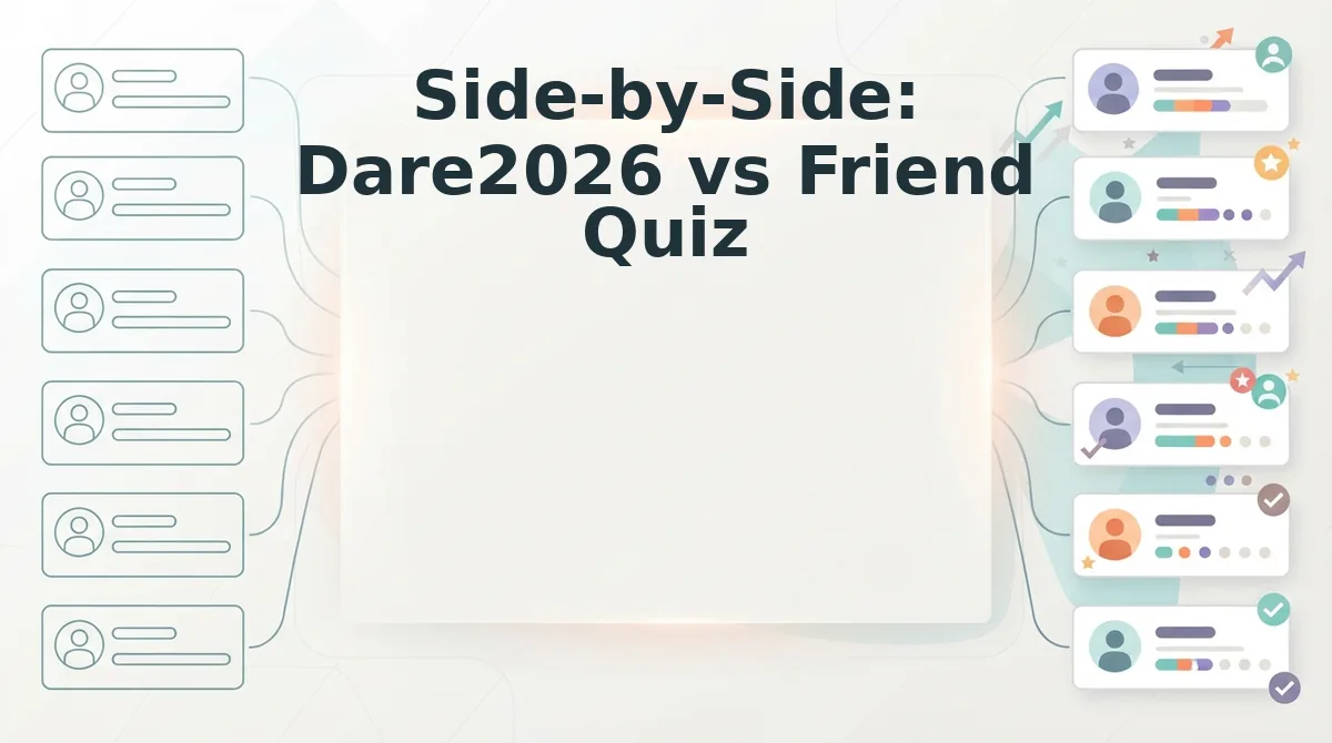 Side-by-Side: Dare2026 vs Friend Quiz