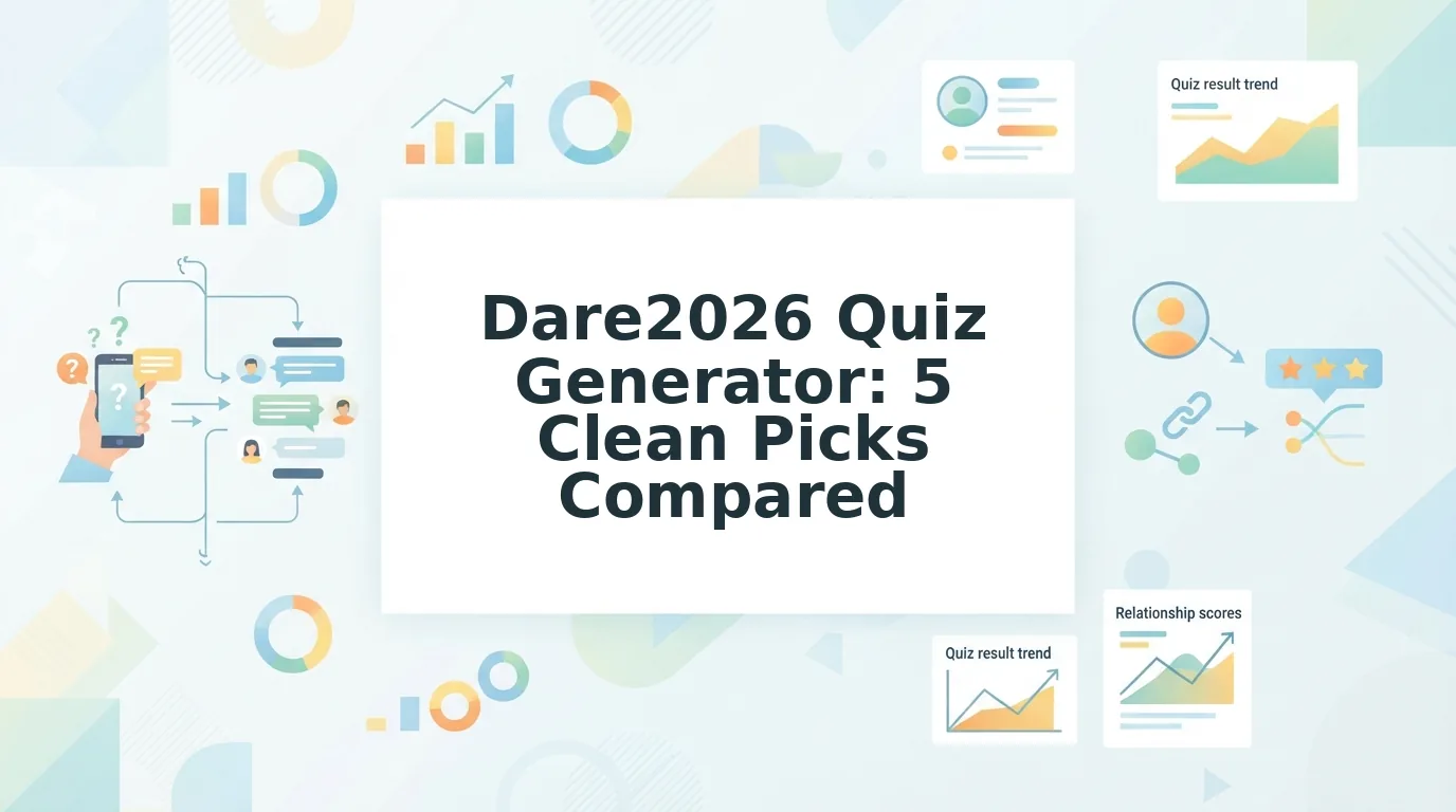 Dare2026 Quiz Generator Comparison Best Clean Picks