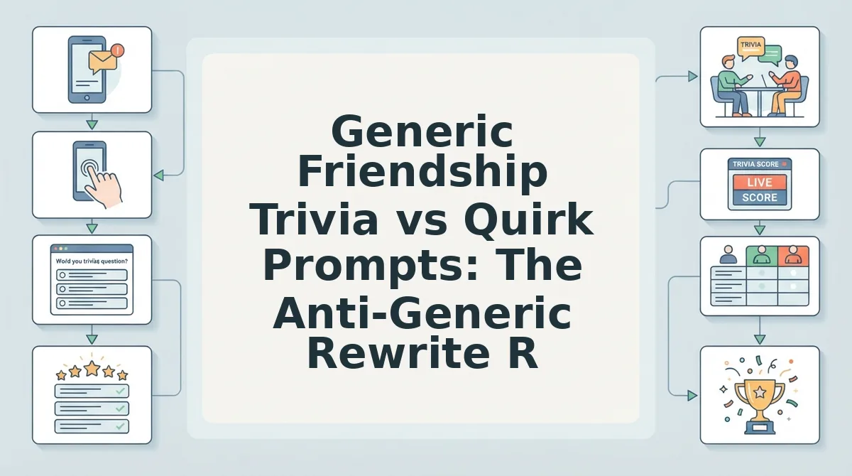 Generic Friendship Trivia vs Quirk Prompts: The Anti-Generic Rewrite Rule