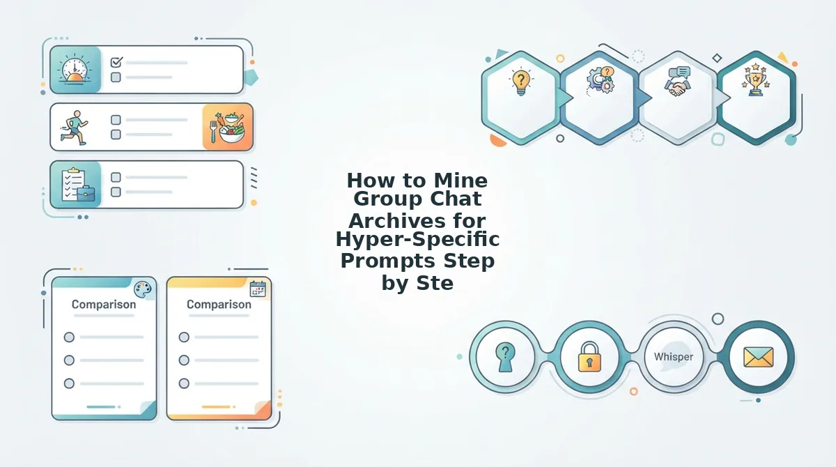 How to Mine Group Chat Archives for Hyper-Specific Prompts Step by Step