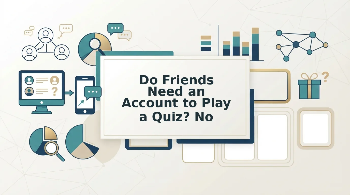 Do Friends Need an Account to Play My Quiz