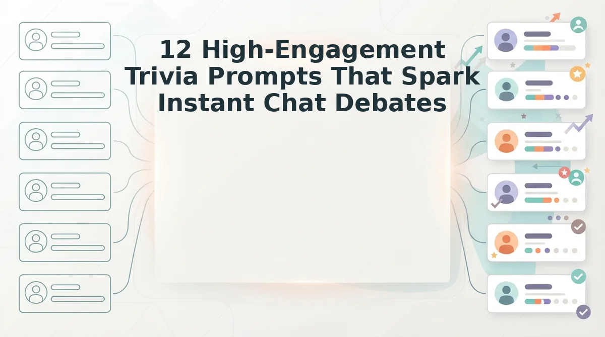 12 High-Engagement Trivia Prompts That Spark Instant Chat Debates