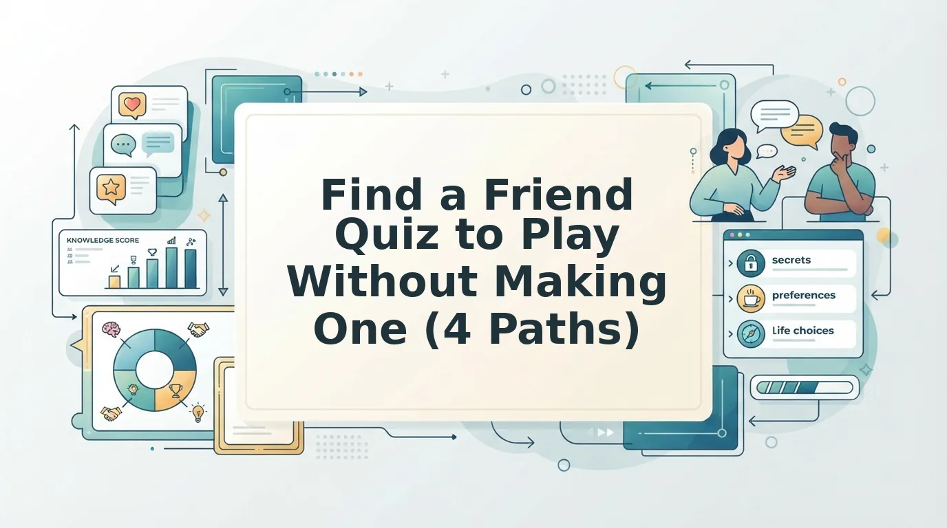 How to Find a Friend Quiz to Play Without Making One