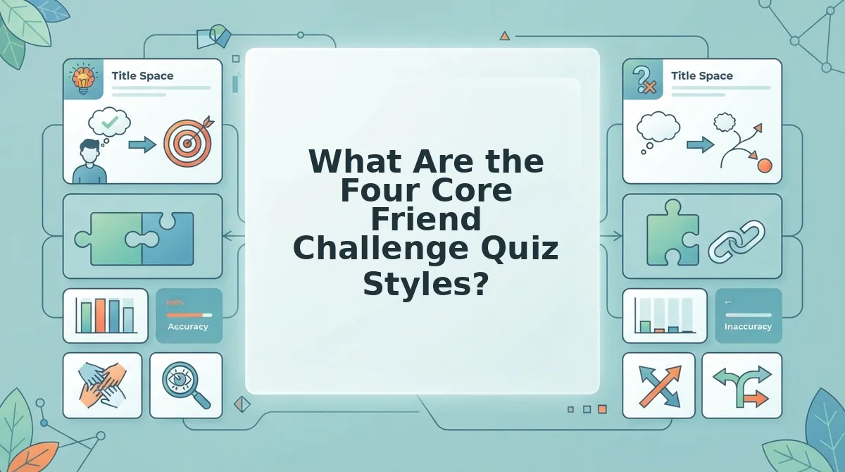 What Are the Four Core Friend Challenge Quiz Styles?