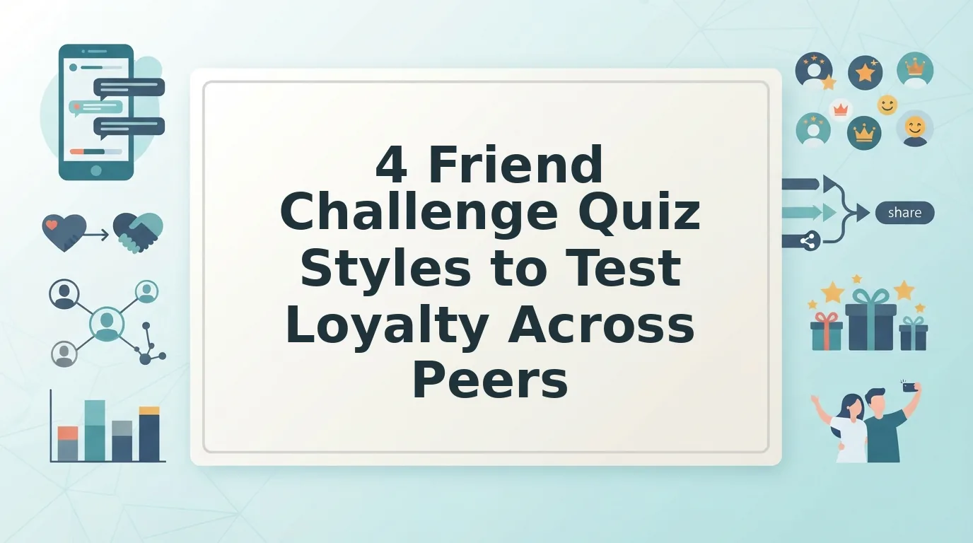 Friend Challenge Quiz Styles to Test True Loyalty Across Peers