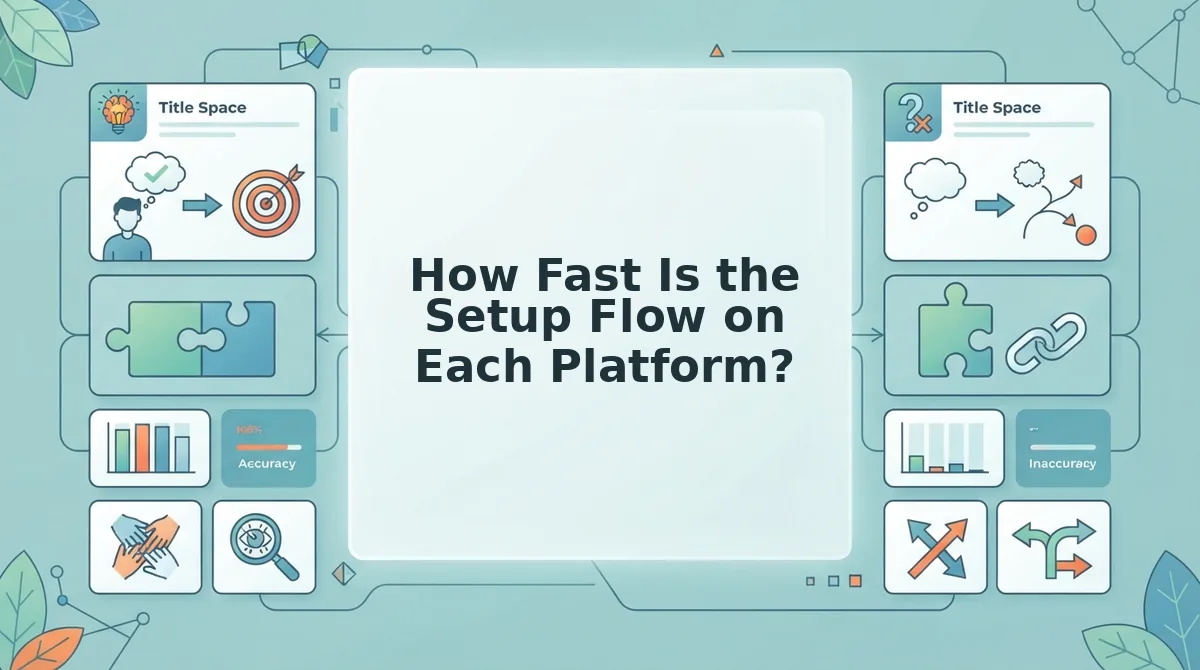 How Fast Is the Setup Flow on Each Platform?
