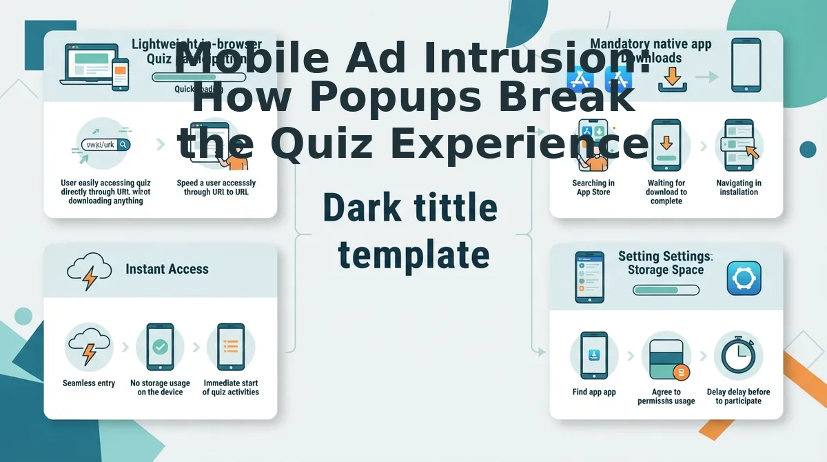 Mobile Ad Intrusion: How Popups Break the Quiz Experience