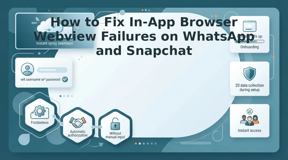 How to Fix In-App Browser Webview Failures on WhatsApp and Snapchat