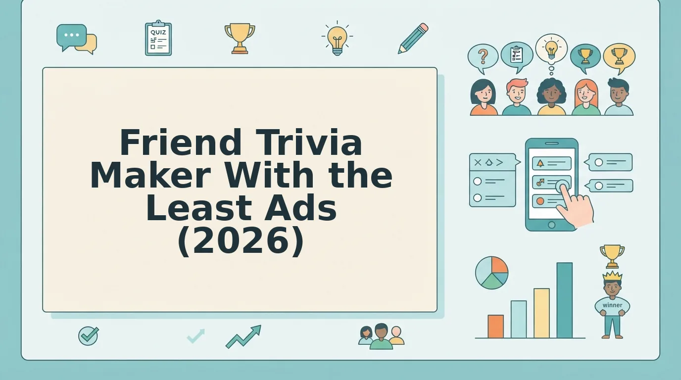 Which Friend Trivia Maker Has the Least Ads