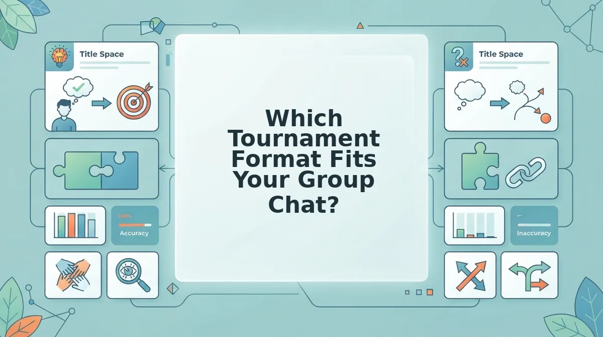 Which Tournament Format Fits Your Group Chat?