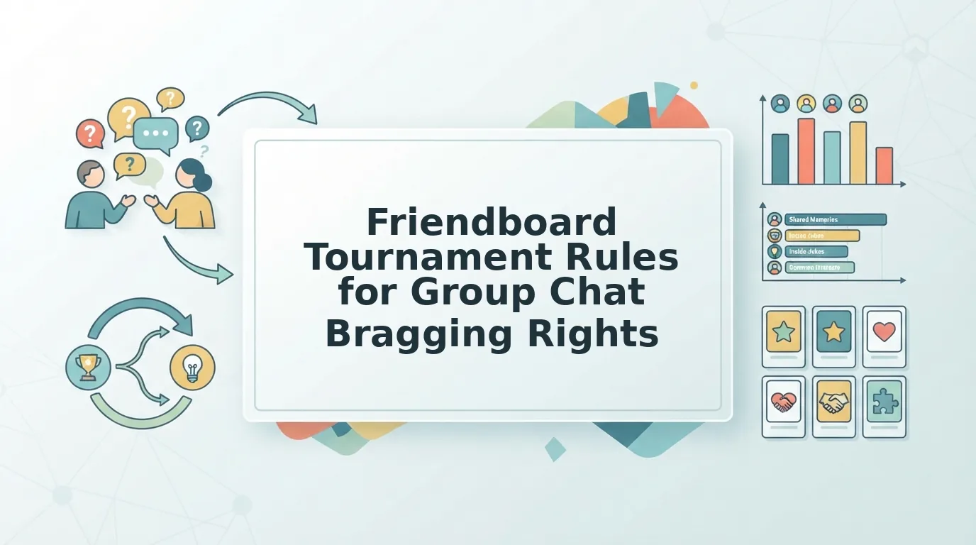 Friendboard Tournament Rules for Group Chat Bragging Rights