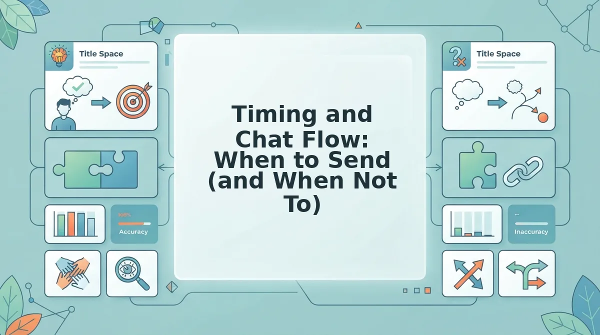 Timing and Chat Flow: When to Send (and When Not To)