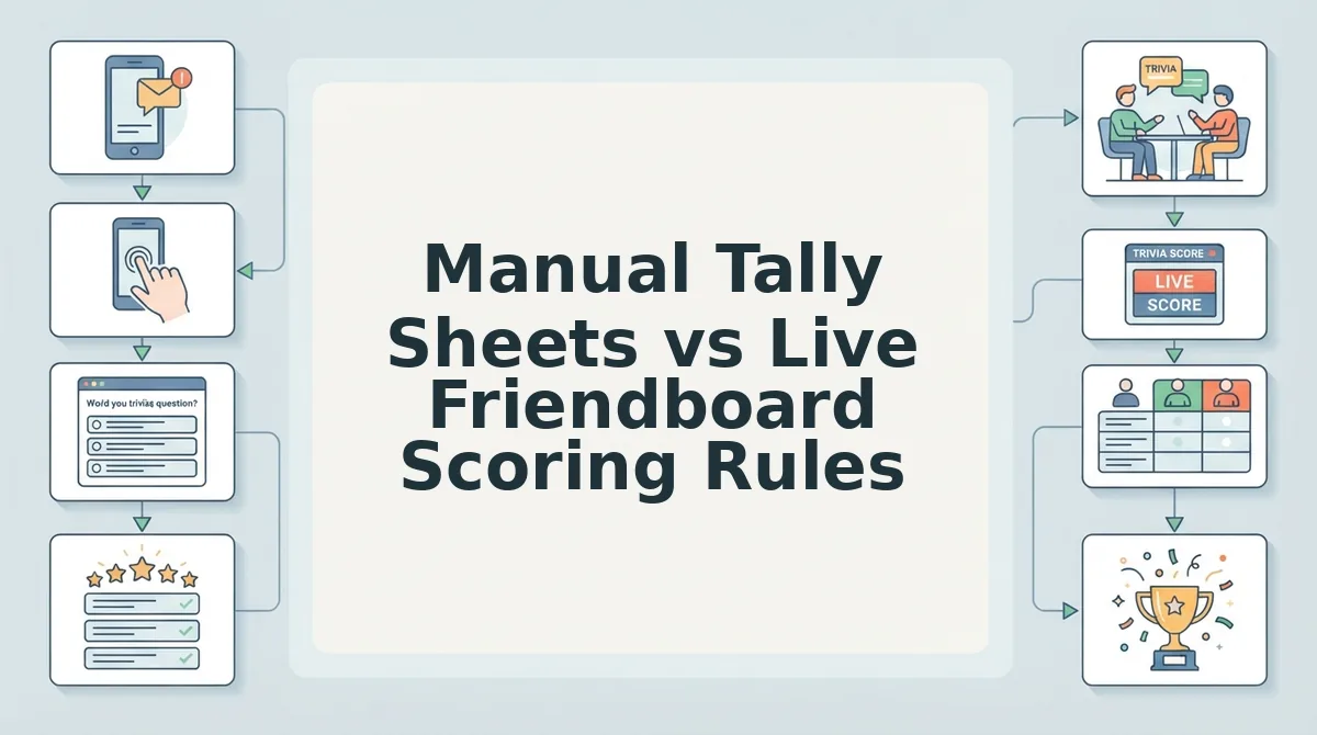 Manual Tally Sheets vs Live Friendboard Scoring Rules
