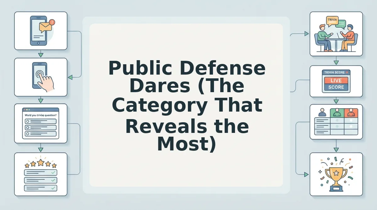 Public Defense Dares (The Category That Reveals the Most)