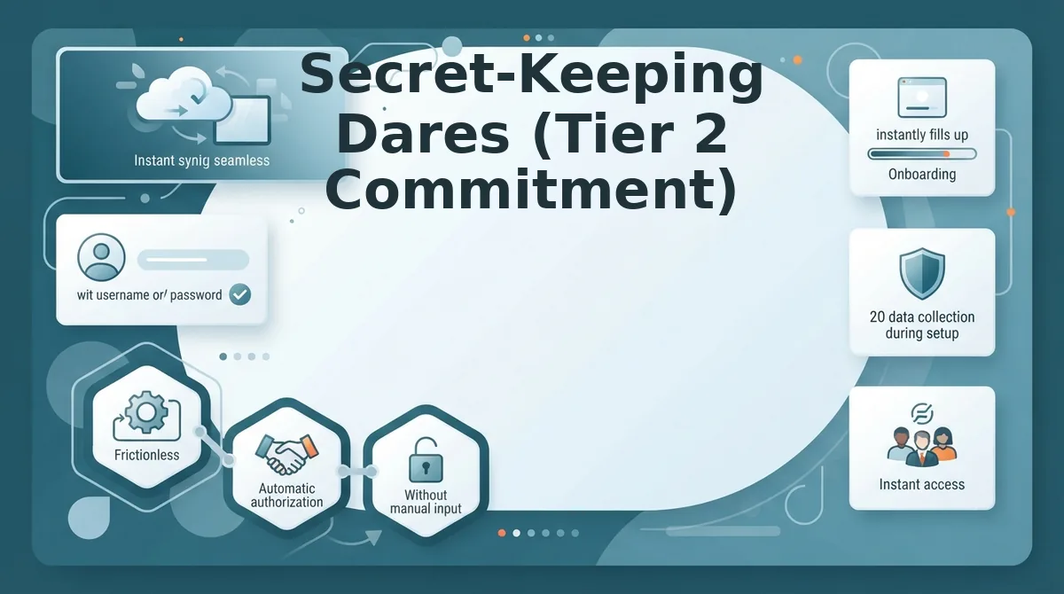 Secret-Keeping Dares (Tier 2 Commitment)