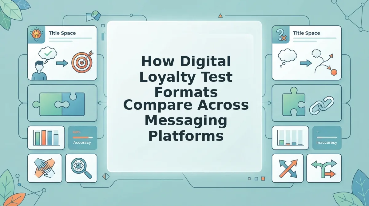 How Digital Loyalty Test Formats Compare Across Messaging Platforms