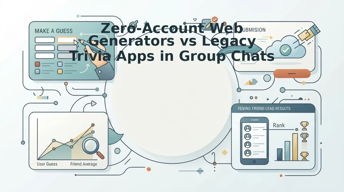 Zero-Account Web Generators vs Legacy Trivia Apps in Group Chats