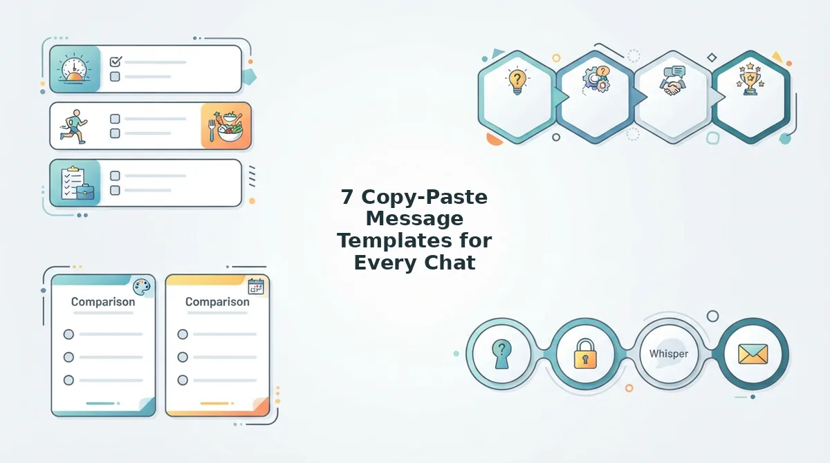 7 Copy-Paste Message Templates for Every Chat
