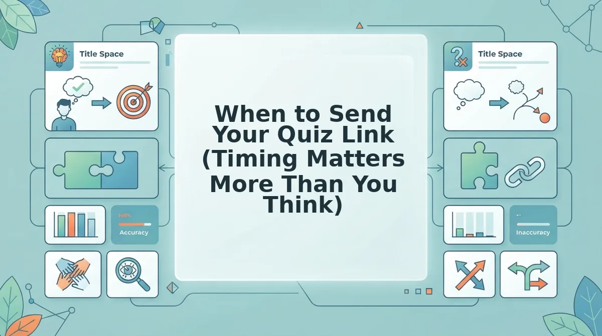 When to Send Your Quiz Link (Timing Matters More Than You Think)