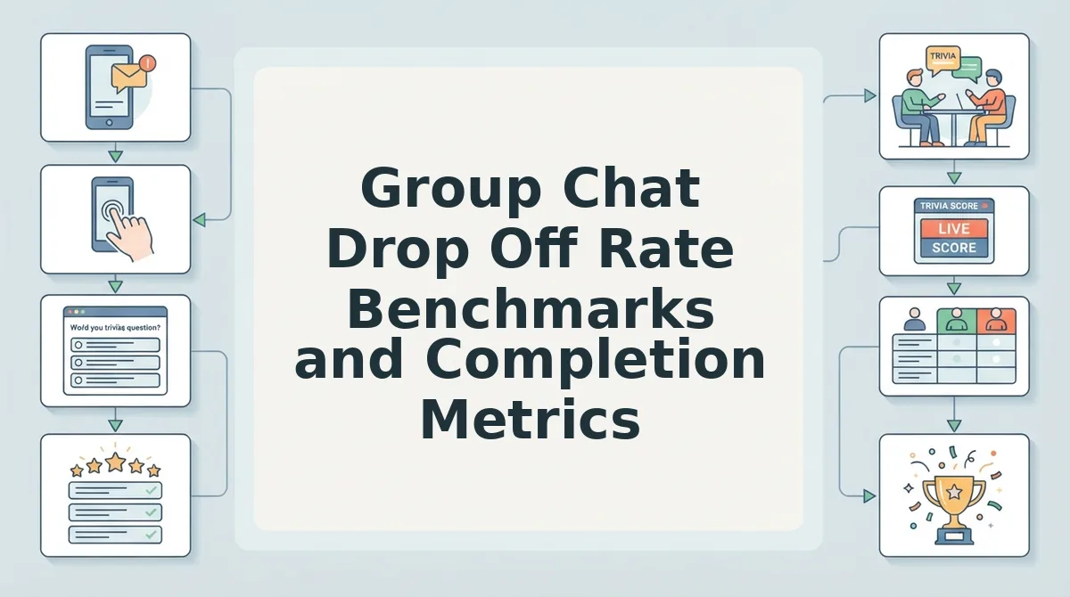 Group Chat Drop Off Rate Benchmarks and Completion Metrics