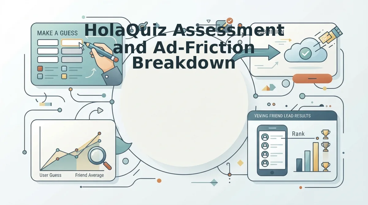 HolaQuiz Assessment and Ad-Friction Breakdown